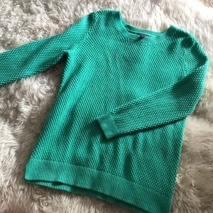 GAP teal knit sweater- sz XL